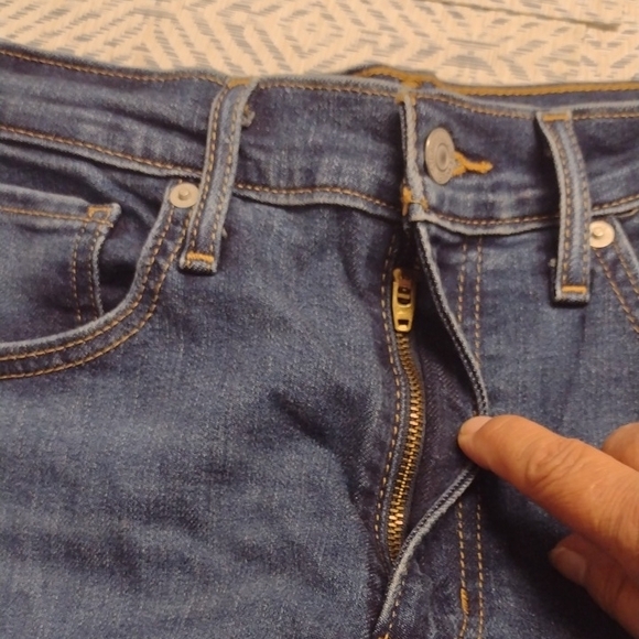 Levi's Women's  Dark Blue High-Rise Wide Leg Jeans,Western,Festival. - Picture 14 of 15